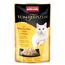 animonda vom Feinsten Katzenfutter nass mit Hühnchenfilet + Käse (18 x 50g), getreidefreies Katzenfutter nass ohne Zucker, mit frischen, fleischigen Zutaten