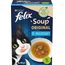 Felix Katzennassfutter Soup Geschmacksvielfalt aus dem Wasser mit Kabeljau, Thunfisch, Scholle, 8er Pack (8 x 6 Beutel à 48g)