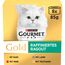 Gourmet Gold Raffiniertes Ragout Katzenfutter nass, Sorten-Mix, 12er Pack (12 x 8 Dosen à 85g)