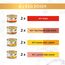 Gourmet Gold Zarte Häppchen in Sauce Katzenfutter nass, Sorten-Mix, 12er Pack (12 x 8 Dosen à 85g)