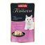 animonda vom Feinsten Katzenfutter nass mit Lachs + Hühnchenfilet in Sauce (18 x 50g), getreidefreies Katzenfutter nass ohne Zucker, mit frischen, fleischigen Zutaten