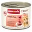 animonda Carny Katzen Nassfutter Kitten Rind + Pute (12 x 200g), Kitten getreidefreies Katzennassfutter ohne Zucker für wachsende Kätzchen bis 1 Jahr, mit frischen Zutaten