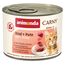 animonda Carny Katzen Nassfutter Kitten Rind + Pute (12 x 200g), Kitten getreidefreies Katzennassfutter ohne Zucker für wachsende Kätzchen bis 1 Jahr, mit frischen Zutaten