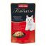animonda vom Feinsten Katzenfutter nass mit Hühnchenfilet + Rindfleisch (18 x 50g), getreidefreies Katzenfutter nass ohne Zucker, mit frischen, fleischigen Zutaten