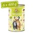 GranataPet DeliCatessen Fasan & Kaninchen, Nassfutter für Katzen, Katzenfutter für Feinschmecker, Futter ohne Getreide & ohne Zuckerzusätze, 6 x 400 g
