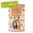 GranataPet DeliCatessen Kalb & Kaninchen, Nassfutter für Katzen, Katzenfutter für Feinschmecker, Futter ohne Getreide & ohne Zuckerzusätze, 6 x 400 g