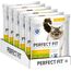 PERFECT FIT Adult Trockenfutter für erwachsene, sensitive Katzen ab 1 Jahr - Truthahn, 750g (6 Beutel)