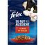 Felix So gut wie es aussieht Katzenfutter nass in Gelee, mit Rind, 26er Pack (26 x 85g)