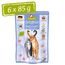 GranataPet DeliCatessen Thunfisch & Ente, Nassfutter für Katzen, Katzenfutter für Feinschmecker, Futter ohne Getreide & ohne Zuckerzusätze, 6 x 85 g