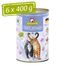 GranataPet DeliCatessen Thunfisch & Ente, Nassfutter für Katzen, Katzenfutter für Feinschmecker, Futter ohne Getreide & ohne Zuckerzusätze, 6 x 400 g