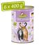 GranataPet DeliCatessen Lamm & Truthahn, Nassfutter für Katzen, Katzenfutter für Feinschmecker, Futter ohne Getreide & ohne Zuckerzusätze, 6 x 400 g