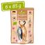 GranataPet DeliCatessen Truthahn & Fasan, Nassfutter für Katzen, Katzenfutter für Feinschmecker, Futter ohne Getreide & ohne Zuckerzusätze, 6 x 85 g