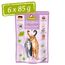 GranataPet DeliCatessen Lamm & Truthahn, Nassfutter für Katzen, Katzenfutter für Feinschmecker, Futter ohne Getreide & ohne Zuckerzusätze, 6 x 85 g