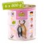 GranataPet DeliCatessen Lachs & Meeresfrüchte, Nassfutter für Katzen, Katzenfutter für Feinschmecker, Futter ohne Getreide & ohne Zuckerzusätze, 6 x 800 g