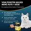 animonda Vom Feinsten Adult Mildes Menü Pute + Käse (6 x 100 g), Nassfutter für sensible Katzen, Katzenfutter ohne Getreide und Zucker, leicht verdauliches Futter mit Putenfleisch