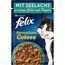 Felix Sensations Gelees Katzenfutter nass, mit Seelachs und Tomate in Gelee, 26er Pack (26 x 85g)