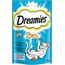 Dreamies Klassiker Katzensnacks mit Lachs – Traumhaft knusprige Taschen mit zarter Füllung – 6 x 60g