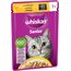 Whiskas 7+ Katzenfutter Geflügel in Sauce, 28x85g (1 Packung) – Hochwertiges Nassfutter ab dem 7. Lebensjahr in 28 Portionsbeuteln – Für die Bewahrung der Vitalität