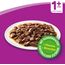 Whiskas 1+ Katzennassfutter – Klassische Auswahl in Sauce – Hochwertiges Nassfutter in 48 Portionsbeuteln für eine glückliche Katze ab 1 Jahr – Katzenfutter – 4er Pack (4 x 12 Portionsbeutel à 100g)