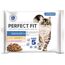 Perfect Fit Indoor 1+ – Nassfutter für Erwachsene Hauskatzen ab 1 Jahr – Auswahl in Sauce – Unterstützt die Vitalität – 52 x 85 g