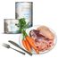 MjAMjAM - Premium Nassfutter für Katzen - Probierpaket, 6er Pack (6 x 800 g), getreidefrei mit extra viel Fleisch