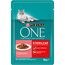 PURINA ONE Katzennassfutter, hochwertige Katzennahrung, reich an Vitaminen und Mineralstoffen, 24er Pack (24 x 85 g Beutel)
