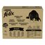 Felix Tasty Shreds Katzenfutter nass in Sauce, Gemischte Vielfalt, 4er Pack (4 x 20 Beutel à 80g)