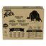 Felix Tasty Shreds Katzenfutter nass in Sauce, Gemischte Vielfalt, 4er Pack (4 x 20 Beutel à 80g)