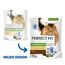 PERFECT FIT Senior Trockenfutter für ältere Katzen ab 7 Jahren - Huhn, 750g (6 Beutel)