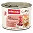 animonda Carny Katzen Nassfutter Senior Rind + Putenherzen (6 x 200g), Katzenfutter nass ohne Getreide ohne Zucker für Katzen ab 7 Jahren mit frischen und fleischigen Zutaten