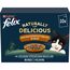 Felix Naturally Delicious Katzenfutter nass Geschmacksvielfalt vom Hof mit Gemüse in Gelee 6er Pack (10 x 80g)