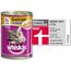 Whiskas Katzenfutter Nassfutter Adult 1+ mit Geflügel in Terrine, 12 Dosen (12 x 400g)