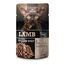 LEONARDO Frischebeutel [16x70g Lamb mit Fleischstreifen] Pulled Beef | Getreidefreies Nassfutter für Katzen | Alleinfuttermittel Katzenfutter