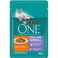 PURINA ONE Katzennassfutter, hochwertige Katzennahrung, reich an Vitaminen und Mineralstoffen, 24er Pack (24 x 85 g Beutel)