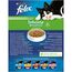 FELIX Inhome Sensations Katzenfutter trocken für Hauskatzen, mit Huhn & Gemüse, 2er Pack (1 x 1kg)