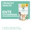 GimCat Crunchy Snacks Ente mit Katzenminze - Knuspriges und proteinreiches Katzenleckerli - 1 Beutel (1 x 50 g)