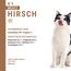 catz finefood Meatz Katzen Leckerlies Hirsch N° 9 - knusprige Streifen aus Hirschfleisch - gegrillt und getrocknet - Katzensnack ohne Zucker, getreidefrei, 45g
