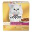 Gourmet Gold Feine Komposition Katzenfutter nass, Sorten-Mix, 12er Pack (12 x 8 Dosen à 85g)