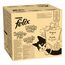 Felix Knabber Mix Original und Strandspaß, Katzensnack mit verschiedenen Sorten Mixtray, 2er Pack (8X 60g)