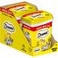 DREAMIES Katzensnacks - 2x350g - mit Käse - Traumhaft knusprige Katzen Leckerlies mit zarter Füllung - Mega Box