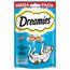 Dreamies Katzensnacks mit Lachsgeschmack, 8er Pack, 4x180g – Außen knusprige & innen cremige Katzenleckerlis