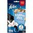 Felix KnabberMix Milchmäulchen Katzensnack, Knusper-Leckerlie Laktosearm, 8er Pack (8 x 60g)