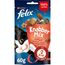 Felix KnabberMix Grillspaß Katzensnack, Knusper-Leckerlie mit 3 Geschmacksrichtungen, 8er Pack (8 x 60g)
