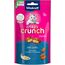Vitakraft Crispy Crunch Classic, Katzen Leckerli, knuspriger Katzensnack gefüllt mit Lachs, im wiederverschließbaren Beutel, ohne Zusatz von Zucker (1x 60g)