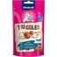 Vitakraft Triggles, Katzensnack, mit Seelachs, Mini-Häppchen zum Verwöhnen, ohne Zusatz von Zucker (1x 40g)