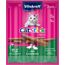 Vitakraft Cat Stick Classic, mit Ente und Kaninchen, Katzensnack, fleischige Mini-Sticks, einzeln verpackt, ohne Zuckerzusatz (3x 6g)