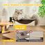 CATISM Hängebett für Katzen 360 ° drehendes Schreibtisch Katzenbett Katzenliege Katzenhängematte katzenkorb zum schlafen Katzen Hängematte Bett 36x38cm bis 20 kg
