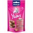 Vitakraft Cat YUMS, Katzensnack, mit herzhafter Leberwurst, extra fleischig, mit sichtbarer Füllung, im wiederverschließbaren Beutel (1x 40g) (Packung mit 2)
