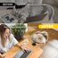 CATISM Hängebett für Katzen 360 ° drehendes Schreibtisch Katzenbett Katzenliege Katzenhängematte katzenkorb zum schlafen Katzen Hängematte Bett 36x38cm bis 20 kg