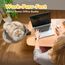 CATISM Hängebett für Katzen 360 ° drehendes Schreibtisch Katzenbett Katzenliege Katzenhängematte katzenkorb zum schlafen Katzen Hängematte Bett 36x38cm bis 20 kg